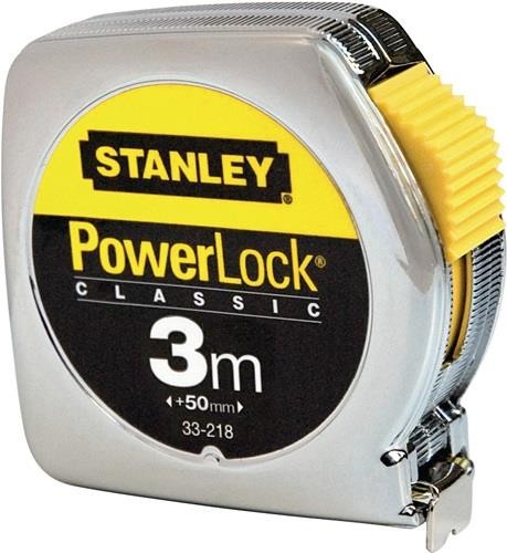 Stanley Taschenrollbandmaß PowerLock® L.3m B.12,7mm mm/cm EG II Metall Clip SB von Stanley Black & Decker Deutschland