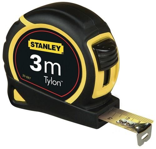 Stanley Taschenrollbandmaß Tylon™ L.3m B.12,7mm mm/cm EG II Ku.Gürtelclip von Stanley Black & Decker Deutschland