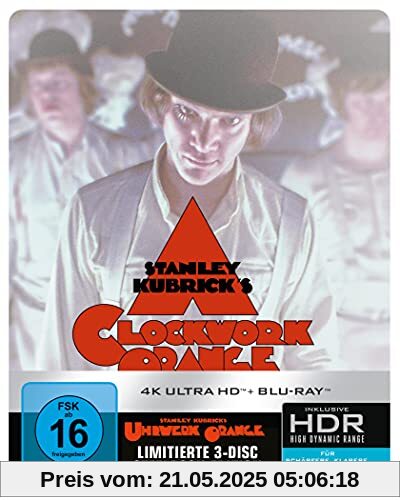 Uhrwerk Orange - Steelbook [Blu-ray] von Stanley Kubrick