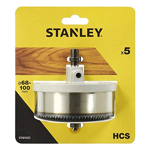 5 brocas de campana de acero al carbono para madera - Unid: 5 von Stanley