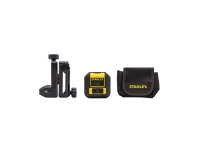 Stanley Linienlaser Cross90 - grün, 16 m, 0,5 mm/m, 4°, Grün, Schwarz, Gelb, 1/4 Zoll von Stanley