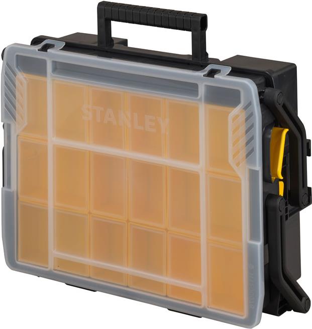 Stanley Organizer Sortmaster Multilevel - Kasten für Kleinteile - Kunststoff - Schwarz - Transparent - 400 mm - 420 mm - 315 mm (STST1-75540 / 3253561755408) von Stanley