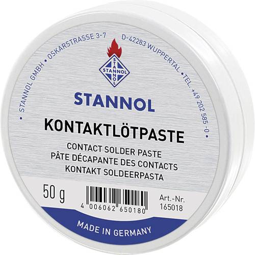 Stannol 165018 Lötpaste Inhalt 50g F-SW 26 von Stannol