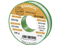 Stannol HS10-Fair Loddetin Spole Sn99.3Cu0.7 100 g 0,5 mm von Stannol