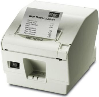 Star Micronics Star TSP 743II - Belegdrucker - zweifarbig (monochrom) - Thermopapier - Rolle (8,25 cm) - 203 x 406 dpi - bis zu 250 mm/Sek. - keine Schnittstelle (39442400) von Star Micronics