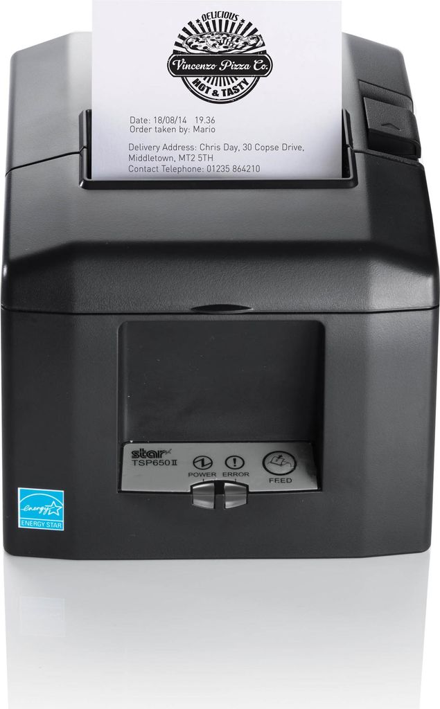 Star TSP 654IIHIX - Belegdrucker - Thermopapier - 8 cm Rolle - 203 dpi - bis zu 300 mm/Sek. - USB, LAN, USB-Host - Grau Star TSP 654IIHIX - Belegdrucker - Thermopapier - 8 cm Rolle - 203 dpi - bis zu 300 mm/Sek. - USB, LAN, USB-Host - Grau von Star Micronics