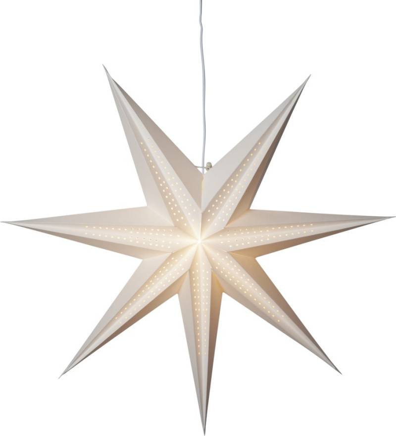 12 Stk. Star Trading Papierstern weiß 501-84 von Star Trading