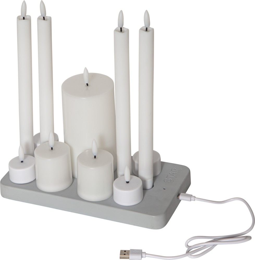 6 Stk. Star Trading LED-Kerzen-Set 11Stk. 061-03 6 Stk. Star Trading LED-Kerzen-Set 11Stk. 061-03 von Star Trading