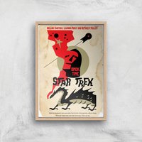 Amok Time Giclee - A4 - Wooden Frame von Star Trek