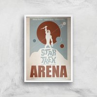 Arena Giclee - A2 - White Frame von Star Trek