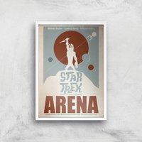 Arena Giclee - A3 - White Frame von Star Trek