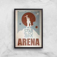 Arena Giclee - A4 - Black Frame von Star Trek