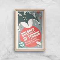 Balance Of Terror Giclee - A3 - Wooden Frame von Star Trek