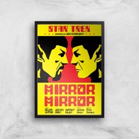 Mirror Mirror Giclee - A2 - Black Frame von Star Trek