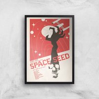 Space Seed Giclee - A2 - Black Frame von Star Trek