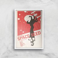 Space Seed Giclee - A2 - White Frame von Star Trek