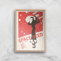Space Seed Giclee - A3 - Wooden Frame von Star Trek