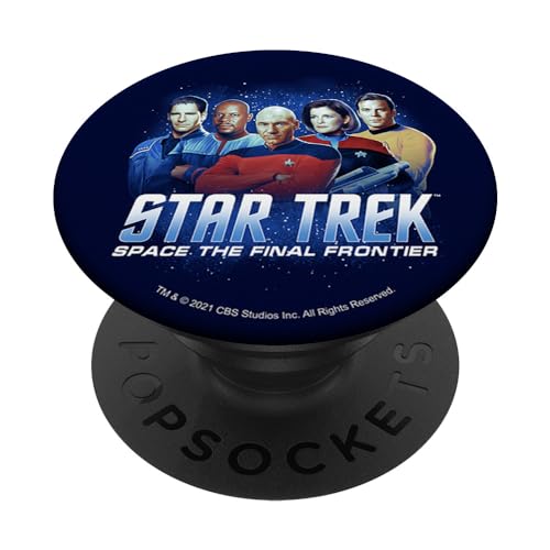 Star Trek Captains Of Space Group Badge PopSockets mit austauschbarem PopGrip von Star Trek