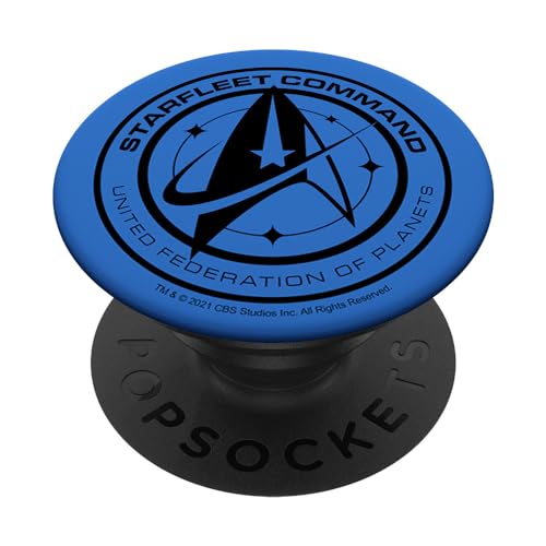 Star Trek Discovery United Federation Of Planets Blue Badge PopSockets mit austauschbarem PopGrip von Star Trek