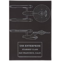 Star Trek Starfleet Original USS Enterprise Giclee Art Print - A2 - Black Frame von Star Trek