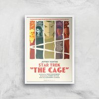 The Cage Giclee - A2 - White Frame von Star Trek