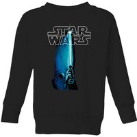 Star Wars Classic Lightsaber Kids' Sweatshirt - Black - 9-10 Jahre von Star Wars Classic