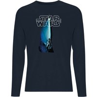 Star Wars Classic Lightsaber Men's Long Sleeve T-Shirt - Navy - L von Star Wars Classic