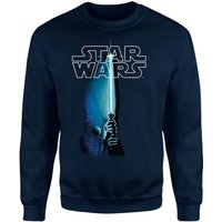 Star Wars Classic Lightsaber Sweatshirt - Navy - L von Star Wars Classic