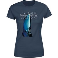 Star Wars Classic Lightsaber Women's T-Shirt - Navy - M von Star Wars Classic