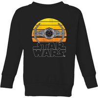 Star Wars Classic Sunset Tie Kids' Sweatshirt - Black - 7-8 Jahre von Star Wars Classic