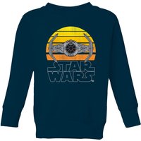 Star Wars Classic Sunset Tie Kids' Sweatshirt - Navy - 11-12 Jahre von Star Wars Classic