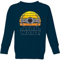 Star Wars Classic Sunset Tie Kids' Sweatshirt - Navy - 3-4 Jahre von Original Hero