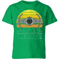 Star Wars Classic Sunset Tie Kids' T-Shirt - Green - 11-12 Jahre von Star Wars Classic