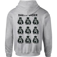 Star Wars Classic The Many Faces Of Darth Vader Kids' Zipped Hoodie - Grey - 11-12 Jahre von Star Wars Classic