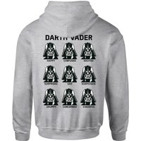 Star Wars Classic The Many Faces Of Darth Vader Kids' Zipped Hoodie - Grey - 5-6 Jahre von Star Wars Classic