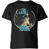 Star Wars Classic Vintage Victory Kids' T-Shirt - Black - 11-12 Jahre von Star Wars Classic
