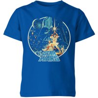 Star Wars Classic Vintage Victory Kids' T-Shirt - Blue - 3-4 Jahre von Star Wars Classic