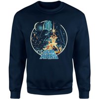Star Wars Classic Vintage Victory Sweatshirt - Navy - L von Star Wars Classic