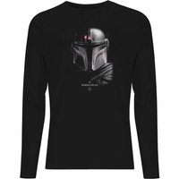 Star Wars The Mandalorian Poster Men's Long Sleeve T-Shirt - Black - S von Star Wars Rise Of Skywalker