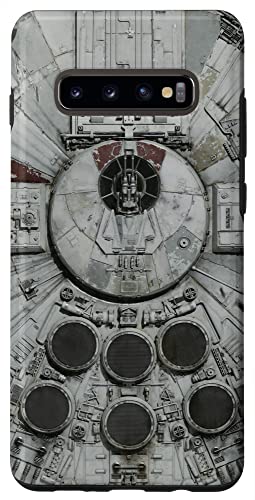 Hülle für Galaxy S10+ Star Wars Millennium Falcon Close Up Grey von Star Wars