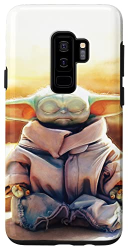 Hülle für Galaxy S9+ Star Wars Der Mandalorianer Das Kind Grogu meditiert von Star Wars