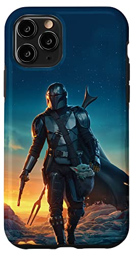 Hülle für iPhone 11 Pro Star Wars Poster „The Mandalorian and Grogu Sunset“ von Star Wars