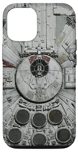 Hülle für iPhone 12/12 Pro Star Wars Millennium Falcon Close Up Grey von Star Wars