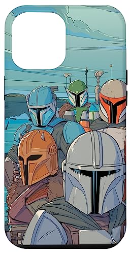 Hülle für iPhone 12 Pro Max Star Wars Die mandalorianischen Kopfgeldjäger-Illustration Hülle für iPhone 12 Pro Max Star Wars Die mandalorianischen Kopfgeldjäger-Illustration von Star Wars