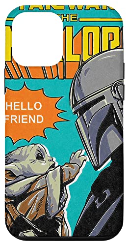 Hülle für iPhone 12 mini Star Wars Comiccover Der Mandalorianer Mando und das Kind von Star Wars