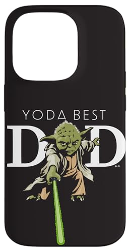 Hülle für iPhone 14 Pro Star Wars Yoda Best Dad Lichtschwert Vatertagsgeschenk von Star Wars