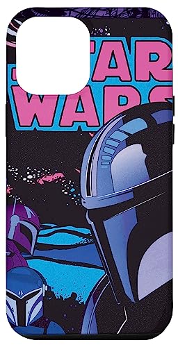 Hülle für iPhone 15 Pro Max Star Wars Die mandalorianischen Kopfgeldjäger, Retro-Comic von Star Wars