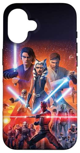 Hülle für iPhone 16 Poster zu Star Wars The Clone Wars Die letzte Staffel Hülle für iPhone 16 Poster zu Star Wars The Clone Wars Die letzte Staffel von Star Wars