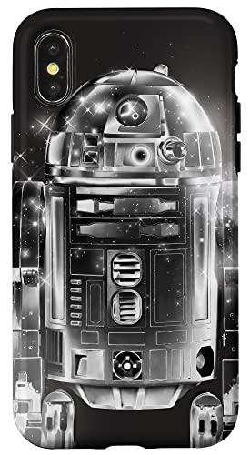 Hülle für iPhone X/XS Star Wars R2-D2 Retro Galaxy Schwarz von Star Wars