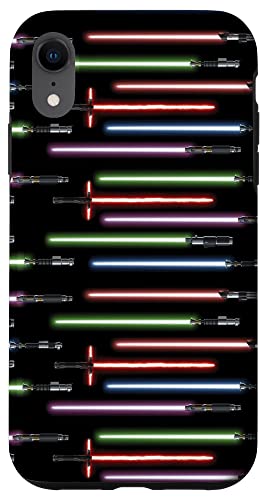 Hülle für iPhone XR Star Wars Lightsabers Print Neon von Star Wars
